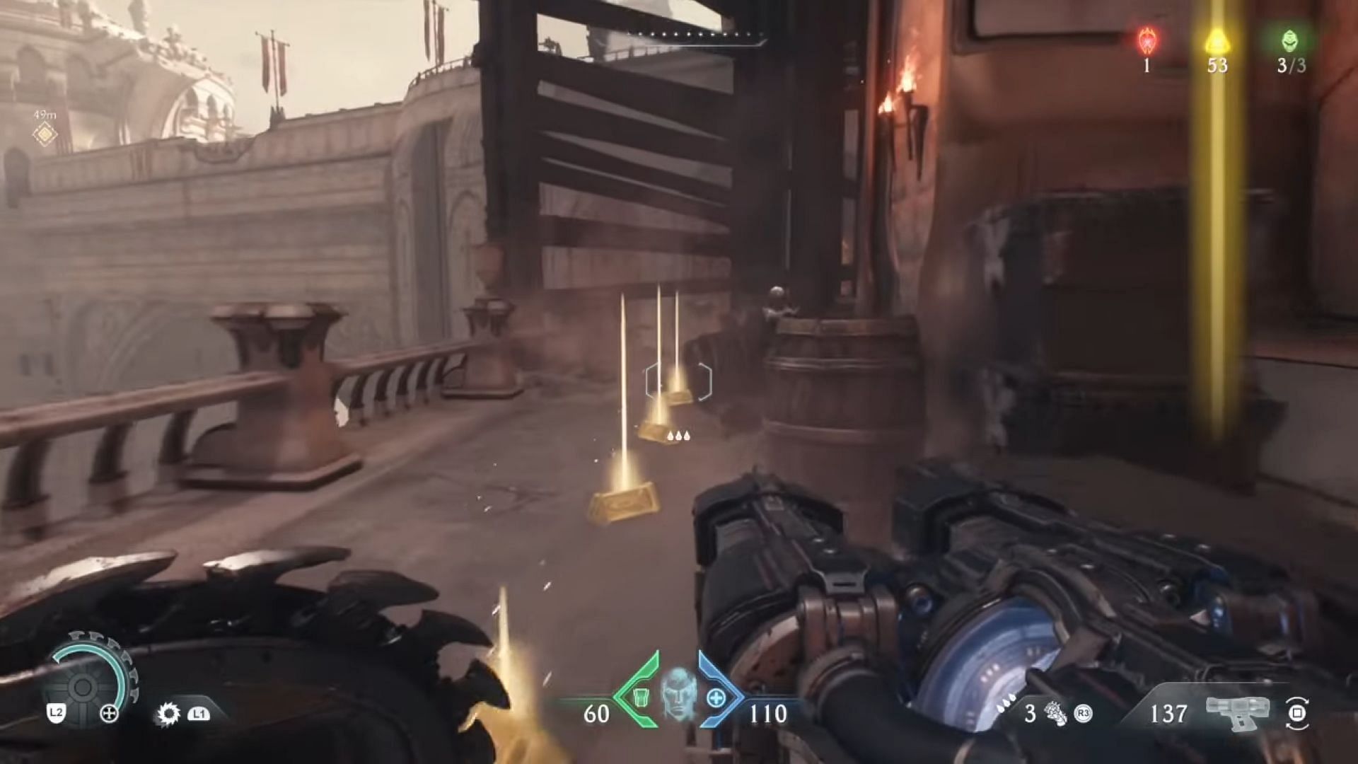 Gold in Doom: The Dark Ages (Image via Bethesda)